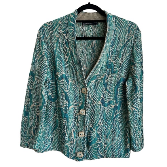 Peruvian Connection Pima Cotton knit cardigan - Picture 9 of 14